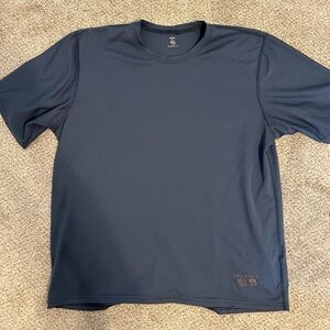 Mountain Hardwear Athletic Hiking Shirt L Blue